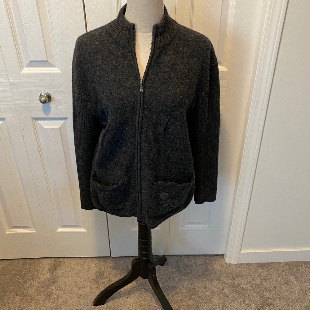 Rino Rossi size M boiled wool cardigan